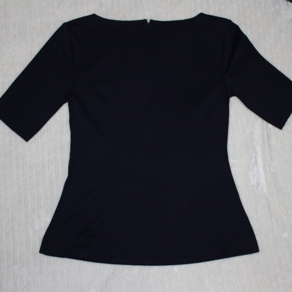 Ann Taylor navy Blue Blouse - Picture 2 of 2